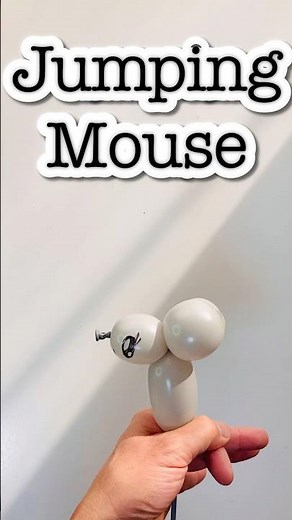 ●●● 丸３個で完成！🐭 簡単‼こども大好き 👦👧 Jumping mouse 🐭 ジャンプねずみ Super easy! Kids love it 🐭🧀 【バルーンアートかねさん】