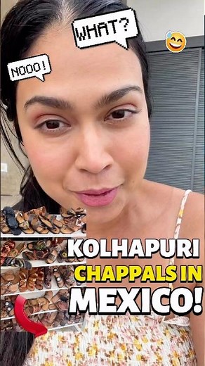 Kolhapuri Chappals 🇮🇳 in Mexico 🇲🇽