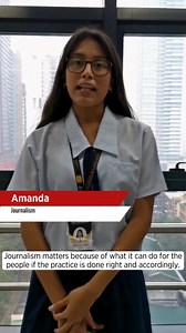 3.5K views · 47 reactions | Hindi maitatago ang katotohanan sa mga tagapagbalitang walang takot magtanong ng mga isyung mahalaga sa ordinaryong Pilipino. Alamin mula sa UST journalism student na si Amanda Rivera kung bakit mahalaga ang papel ng mga mamamahayag upang labanan ang banta ng mga maling impormasyon. #JournalismMatters #ChooseTruth | ABS CBN Integrated News & Current Affairs | Facebook
