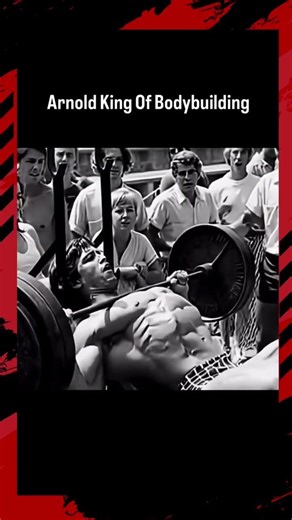 When the bench press becomes a battlefield and Arnold shows no mercy 💪🔥#arnoldschwarzenegger #chest