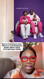 3.6K reactions · 853 shares | Use your smart phone to change your ordinary photo to professional studio pics for free using Google Ai Prompt in the comment section Post your outcome in the comment section. #emmablissandtwins #blessingoranebo #followers #AI #twinmom #highlight #followersreelsfypシ゚viralシfypシ゚viralシalシ | Blessing Oranebo | Facebook