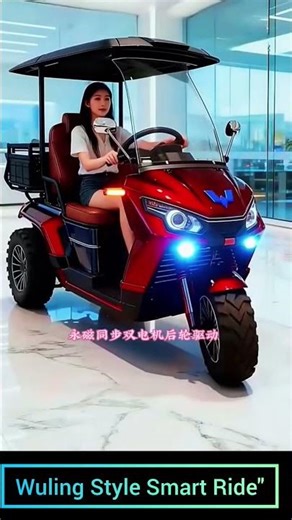 "Check out this amazing enclosed three-wheel motorcycle! #viral #yt_shorts