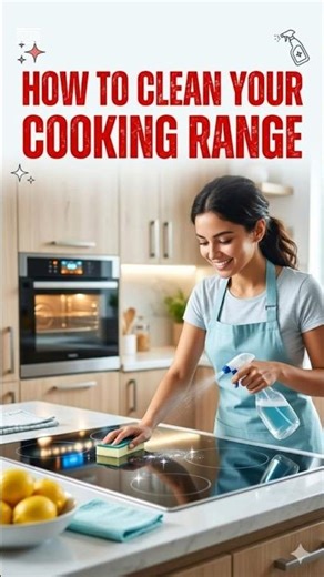 How to Clean your cooking Range Revealed.#cleaningtips #KitchenHacks#CleanKitchen#youtubeviral