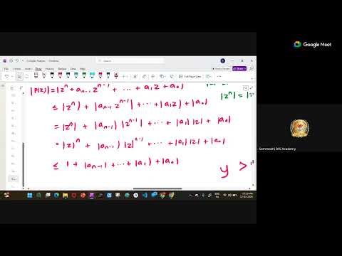 Complex Analysis | Class 3 | CSIR NET | TNSET | Tamil | Semmozhi IAS Academy
