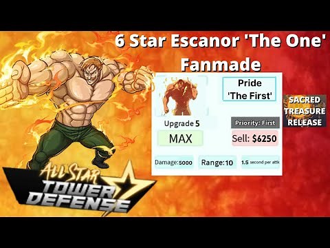 6 Star Escanor 'The One' All Star Tower Defense (Fanmade)