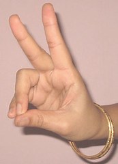Kartarimukha Hand Gesture (Mudra) - Online Bharatanatyam