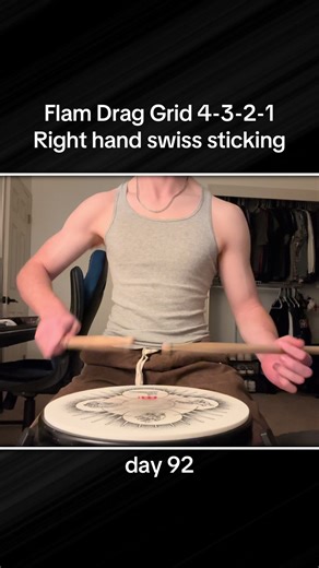 Mastering Flam Drag Grid with Right Hand Sticking