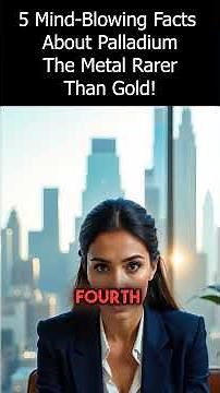 5 Mind Blowing Facts About Palladium - The Metal Rarer Than Gold!