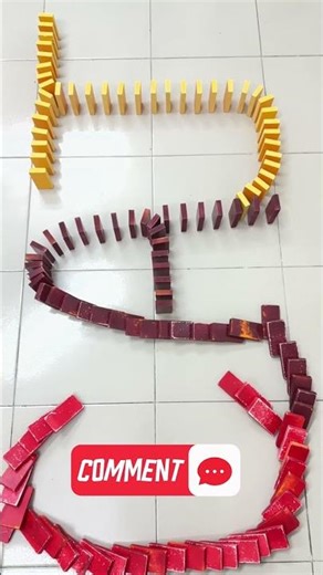 The Most Satisfying Domino Falls Ever #shorts