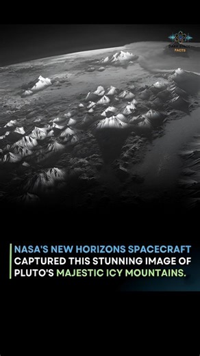 Dark_Space_Facts on Instagram: "NASA Reveals Pluto’s Breathtaking Icy Mountains Like Never Before NASA’s New Horizons spacecraft has captured a stunning view of Pluto’s icy mountain ranges, revealing a frozen world filled with mystery and beauty. This incredible image shows sharp peaks made of water ice, proving that Pluto is far more dynamic and fascinating than scientists once believed. Space exploration continues to change how we see our solar system. #NASA #Pluto #SpaceDiscovery #NewHorizons