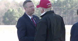 Trump shook Representative Doug Collins' hand before congressman self-quarantined