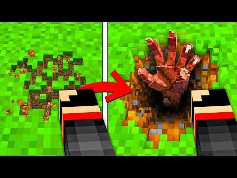 Minecraft But, I Dug To The Other Side Of WORLD