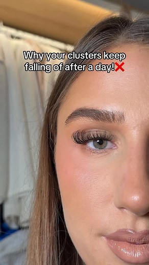 90 reactions · 3 comments | Here is how to fix your cluster lashes from falling off after a day!✅ Click the link in my bio to shop now, before it sells out! | Sultrylashbar | Facebook