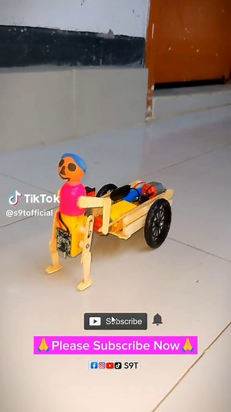 DIY Walking Robot Project with DC Motor