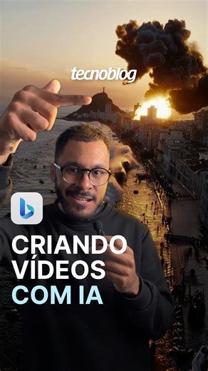 Tecnoblog on Instagram: "🎬 Bing agora permite criar vídeos via IA gratuitamente 📲 Disponível para Android e iOS, o aplicativo Microsoft Bing Pesquisa recebeu integração com o modelo Sora (da OpenAI) e agora pode gerar vídeos curtos via inteligência artificial E aí, o que achou? 👀 Descubra mais em tecnoblog.net 🔗 #IA #Bing #Veo #AIVideo #ChatGPT"