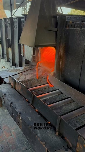 Steel Rods Production Process! #howitsmade #steelfactory #rod #factoryprocess #making #steel #steelproduction #behindthescene #steelrod #manufacturingmagic | Skilled Workers