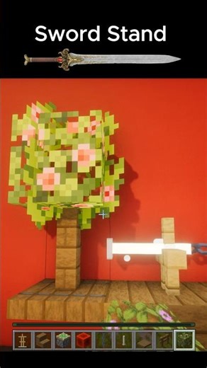 Minecraft Sword Stand ⚔️ #shorts #minecraft #minecraftbuilding #new #gaming #swordsmith #viral
