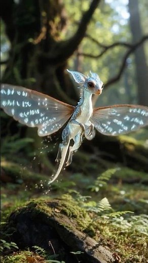 Cute White Creature Lands on Human Hand | Magical Mini Flying Being | #creator #wildlife #discovery