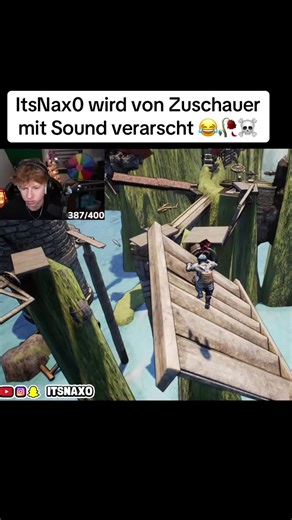 ItsNax0 Gets Trolled by Viewer with Sound Effects