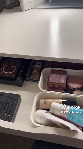 IKEA Vanity Desk and Amazon Mirror Setup