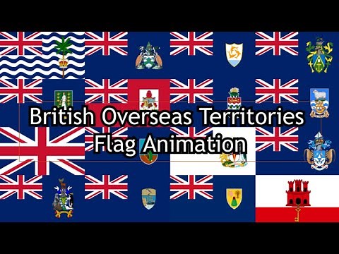 British Overseas Territories flag animation