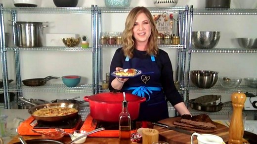 Jamie Geller makes slow-braised brisket and onions