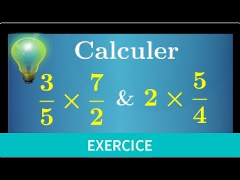 multiplier des fractions • simplifier • exercice niveau 1 • quatrième troisième seconde