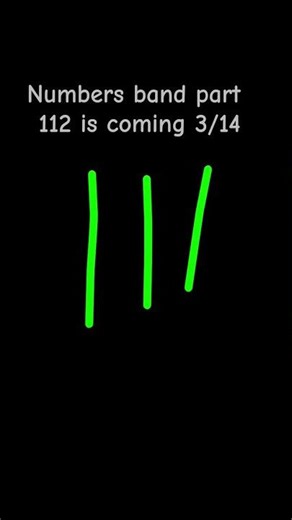 numbers band part 111