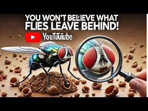 "Fly Pooping: A Close-Up Look"? #fly pooping video#insects