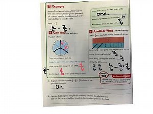 4th grade GoMath lesson 7.4 subtract using models