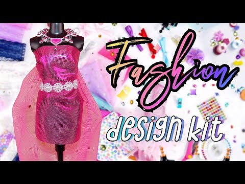 DIY Fashion Design Kit with Mannequins 👗🥻
