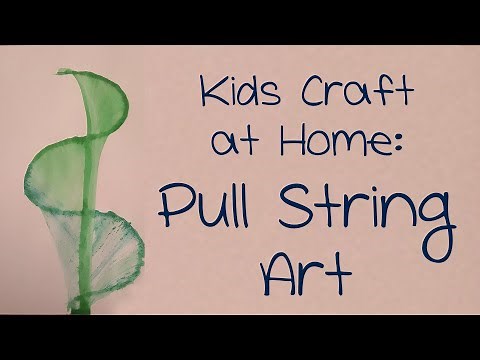 Pull String Art | Kids Craft at Home