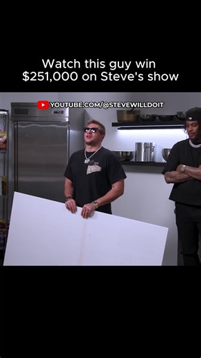 Stevewilldoit announced the winner of his $250k cooking show @Steve Will Do It #stevewilldoit
