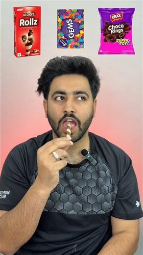 Rollz Gems Choco Rings ASMR Crunch 🤣 Super Sounds #shorts #asmr