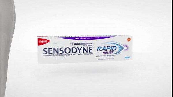 Sensodyne Rapid Relief Sensitive Toothpaste, Extra Fresh - 3.4 Ounces (Pack of 3)