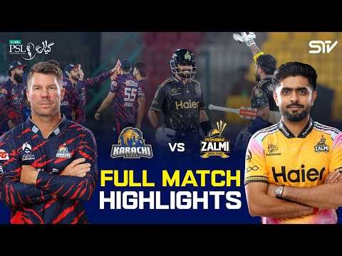 Full Match Highlights | Karachi Kings vs Peshawar Zalmi | Match 17 | HBL PSL 11 | MZB1J