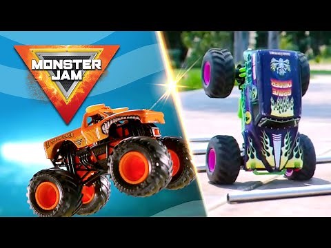 Awesome Grave Digger & El Toro Loco Stunts | Monster Jam | Monster Trucks for Kids