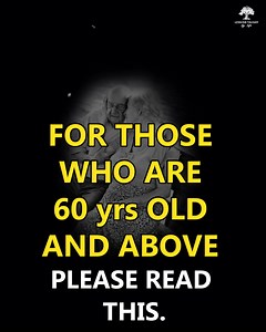 953K views · 16K reactions | FOR THOSE WHO ARE 60 yrs OLD AND ABOVE. THIS IS FOR YOU. | Lessons Taught By Life | Facebook