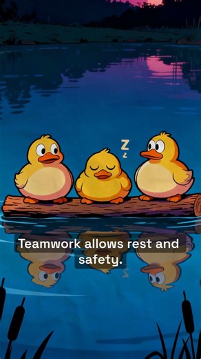 Why do ducks sleep with one eye open? Watch this video to learn why.