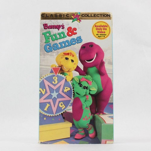 Barney's Fun & Games VHS 1996 Barney Home Video 45986020116 | eBay