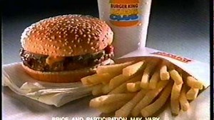 The Lion King burger king commercial