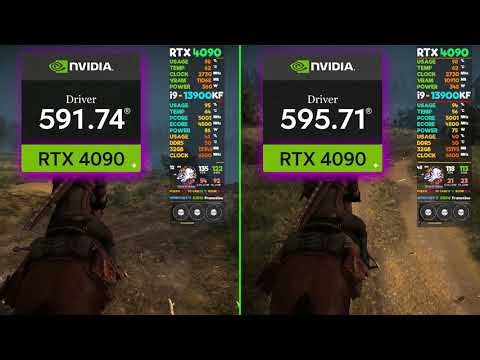 Witcher 3 Driver 591.74 vs Driver 595.79