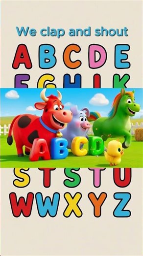 ABC Song: Come Sing With Me! 🍎 Learn & Dance | #dance #learn #shorts