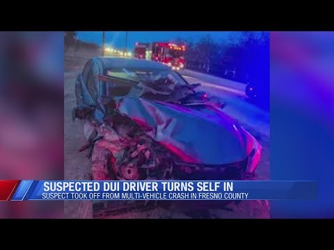 Hit-and-run driver turns himself in after suspected DUI crash near Laton