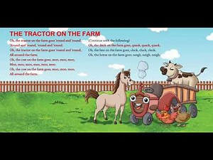The Tractor On The Farm | Nursery Rhymes & Songs for Children I Animated I Firefly Rhymes