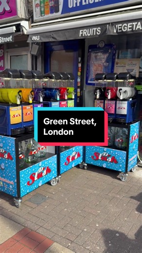 Green Street, London it’s here! ———————————— Now Available 👇 9 Flavours AV Cash and Carry 203 Green Street London E7 8LL www.drslush.co.uk #DrSlush #Slush #Refreshing #GreenStreet #London