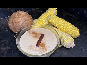 Making Hominy Corn Porridge Recipe (Using Canned Corn) #porridge #jamaicanfood #breakfast