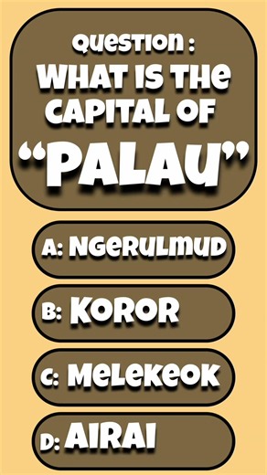 Capital of Palau