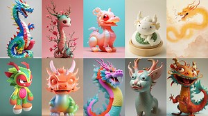 120K views · 429 reactions | Chinese dragon, deeply rooted in Chinese civilization as cultural icons, has left an indelible mark on history, literature, art, folklore, and everyday life. To welcome the Year of the Dragon, a show titled "10,000 Dragons Art Exhibition" is now underway at the Xiao Hui Wang Art Museum in Shanghai. #SpringFestival2024 For more: https://news.cgtn.com/news/2024-02-01/Dragon-themed-artworks-on-show-in-Shanghai-for-Chinese-New-Year-1qPYCnFZrhK/p.html | CGTN | Facebook