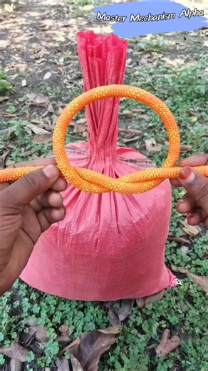 Fast and Reliable Bag Tying Method #worker #process #useful #diy #lifehacks